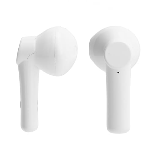 Kabellose Halb In Ear Kopfhörer,Bluetooth Stereo Headset mit Ladebox mit LED-Display,Smart Touch Control Bluetooth Kopfhörer für Den Business-Sport(Weiß) von CCYLEZ