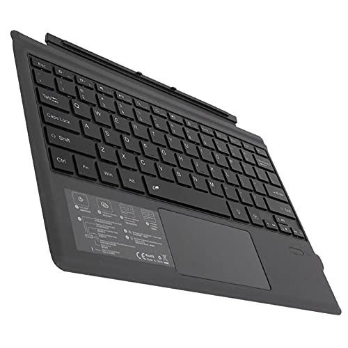 Kabellose Tastatur mit 7 Farben und LED Hintergrundbeleuchtung,Tragbare Bluetooth Tastatur mit Toucpad 1089 D,Abnehmbare Tastatur,Für Windows 10/8/7/Vista/XP und Android Smart TV von CCYLEZ