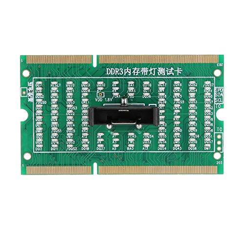 Laptop Diagnostic Tester Card, Motherboard Analyzer Diagnostic Post Tester für Laptop DDR234 mit Licht(DDR3) von CCYLEZ