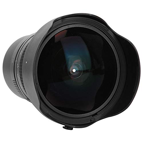 Manuelles Fokussieren des Fisheye-Objektivs, optisches Glas 8 mm F3.0 Manuelles Fokussieren des Fisheye-Superweitwinkelobjektivs für E-Mount-Halbrahmenkameras von CCYLEZ