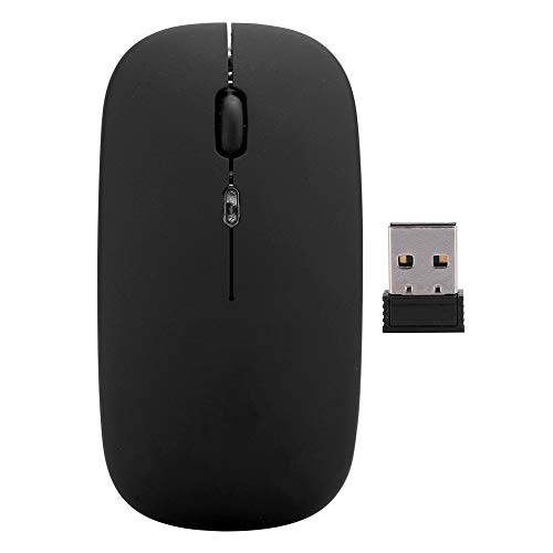 Maus kabellos Wireless Mouse, USB Wiederaufladbare Maus, Universal PC Maus mit eingebaute 600mAh Batterie, 7 Farben Atemlichte für Bluetooth Notebook Spielen Büro von CCYLEZ