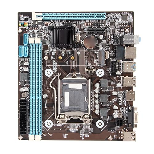 Micro-ATX-Gaming-Motherboard für LGA 1150-Steckplatz mit Dual-Channel-DDR3 M.2 NVMe NGFF 6 Gbit/s PCIe-Steckplatz Unterstützt Core I3 I5 I7 E3 V3 Celeron G-Serie von CCYLEZ