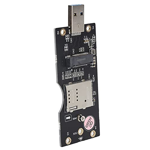 NGFF auf SIM Adapterplatine,M.2 auf USB 3.0 Riser Karte,3G/4G/5G Modul auf USB 3.0 Adapterkarte,Für Windows7/8/8.1/10 OS/Android/Raspberry von CCYLEZ