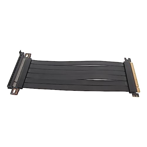 PCIe 3.0 X16 Grafikkarten-Extender-Riser-Kabel, 180 Grad flexibles Grafikkartenkabel, hohe Abschirmung, einfache Installation, stabiles Signal, PCB-Design, weitgehend kompatibel (40 cm) von CCYLEZ