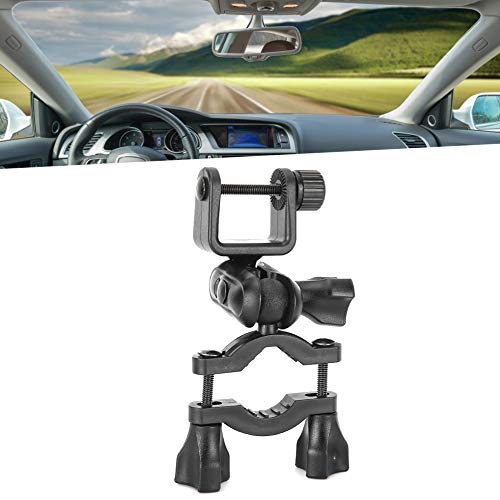 Rückspiegel-Ständer, 360 ° Fahrrekorderhalter Universelle Autohalterung mit rutschfestem Gummipolster für GPS-Mobiltelefon(Schwarz) von CCYLEZ