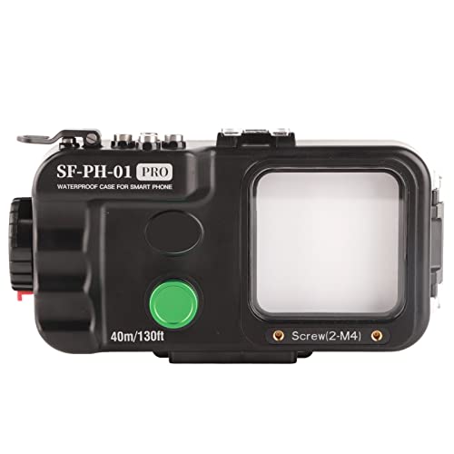 CCYLEZ SF-PH-01-PRO Tauchtelefon Schutzhülle, Unter 6,5 Zoll Unterwasser Handy mit Vakuum Schnittstelle, Smartphone-Hülle-Unterstützung Zum Aufnehmen von Fotos, Videos, Anzeigen, Löschen von CCYLEZ