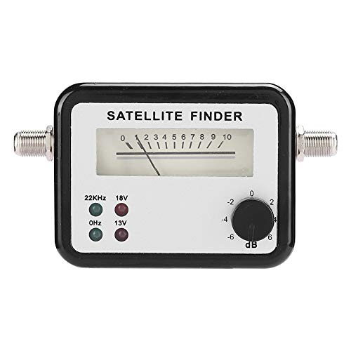Satelliten SAT Finder, Tragbarer Satellitensucher digitales Satelliten-Messgerät mit -40dbm ~ -10dbm Messgenauigkeit, dB Pegelregelung, LNB Rec Anschluss von CCYLEZ