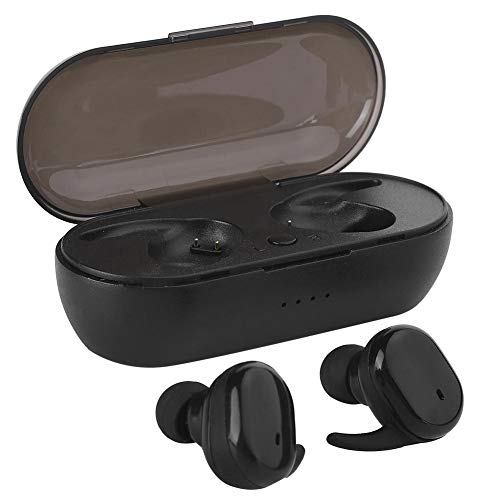 Sportkopfhörer, Bluetooth 5.0-In-Ear-Kopfhörer, 10 m Bluetooth-Reichweite, wasserdichtes kabelloses Touch-Control-Headset für HiFi-Sound(Schwarz) von CCYLEZ