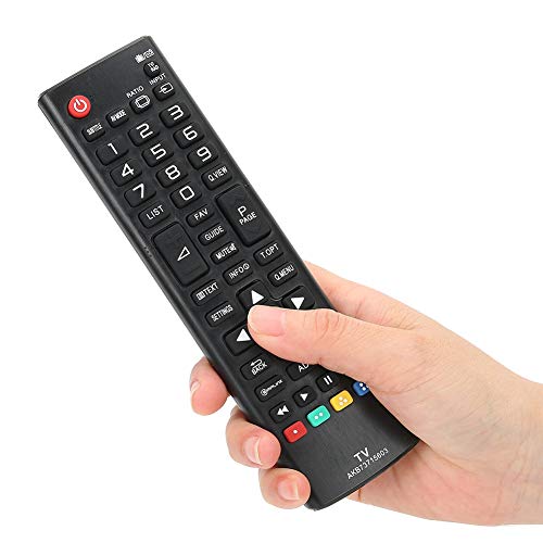 TV Fernbedienung, Universalfernbedienung, Ersatzkit für Fernsehfernbedienung für LG TV AKB73715603(Schwarz) von CCYLEZ