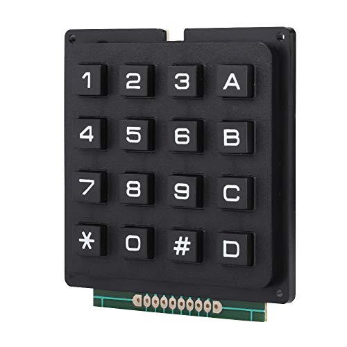 Tastaturmodule für MCU Matrix Array Switch Tastatur, 16 Tasten Single Chip Mikrocontroller Tastatur, 4 * 4 Tasten Design Mikrocontroller Externe Tastaturen von CCYLEZ