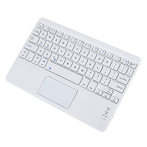 Tragbare 9-Zoll-Bluetooth-Tastatur, drahtlose Tastatur mit Touchpad, 40-Stunden-Arbeitszeit, ultraschlanke Bluetooth-Tastatur Für Android/OS/Win-Systeme von CCYLEZ
