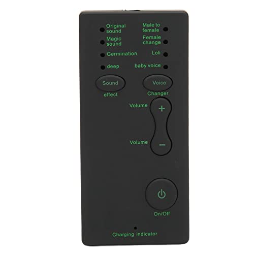 Voice Changer, Tragbarer Handheld-Sprach Modulator mit 7 Modi Soundeffekten, Soundkarte Voice Changer Disguiser für Spielkonsole PC Handy Laptop von CCYLEZ