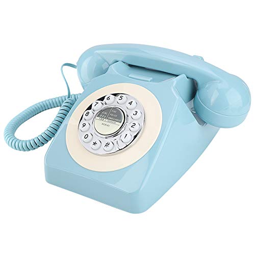 Wählscheibentelefone, Retro-Festnetztelefon, Klassische Telefone Im Alten Stil, Tischtelefon, mit Lautstärkeregelungsfunktion, für Büro, Zuhause, Hotel von CCYLEZ