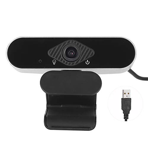 Webcam mit Mikrofon, Breitbild-Video-Webkamera, flexiblem drehbarem Clip, 1080p 30FPS HD-Webcam für Videoanrufe Aufzeichnung Konferenzspiele von CCYLEZ