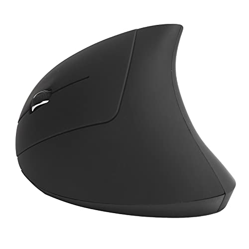 Wiederaufladbare Linkshändermaus, Vertikale Ergonomische Maus Bluetooth oder 2,4 GHz USB Unifying -Empfänger, 800/1200/1600DPI Optisch für Laptop, MacOS, PC, Windows, Android von CCYLEZ