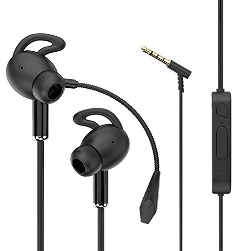Wire Game Headset, 3,5 mm Schnittstelle Esports Kopfhörer, HD Kopfhörer mit Rauschunterdrückung, 7.1 Surround Sound, mit Steckbarem Mikrofon, Audio Buchse Vom Typ L. von CCYLEZ