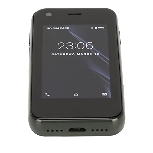 XS11 -Smartphone, 3G, Kleines Quad-Core-Geschenktelefon, 2,5-Zoll-Bildschirm, 1 GB 8 GB, 2 Kartensteckplätze, für 6.0, 1000-mAh-Akku, mit Geringem Gewicht, Unterstützt (Green) von CCYLEZ