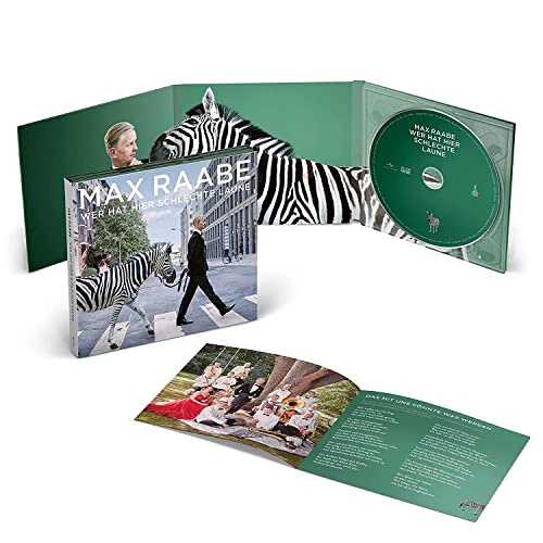 Max Raabe Wer Hat Hier Schlechte Laune Neues Album 2022 CD im Digipack mit 24-seitigem Booklet von CD Album