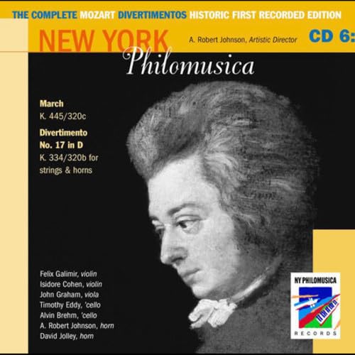 The Complete Mozart Divertimentos Historic First Recorded Edition Cd 6 von CD Baby