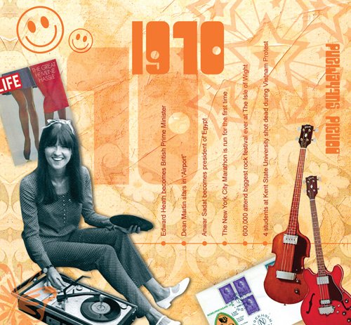 1970 les années classiques - 20 morceaux Hit CD / carte de félicitations von CD Card Company