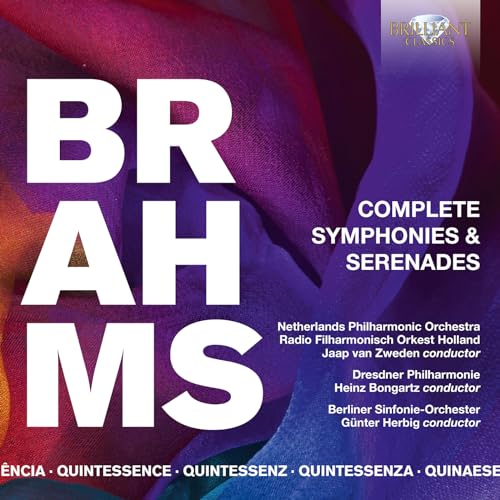 Brahms:Complete Symphonies & Concertos (Qu) von BRILLIANT CLASSICS