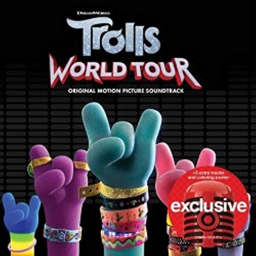 TROLLS World Tour SOUNDTRACK LIMITED EDITION EXPANDED TARGET CD THREE BONUS TRACKS & COLORING POSTER von CD