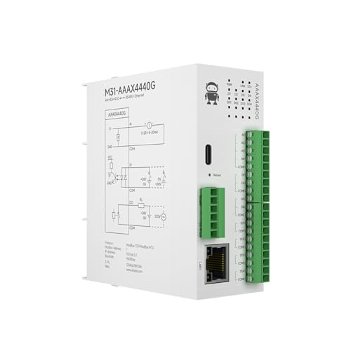 4DI + 4AI + 4DO Distributed Remote IO Module Analog Switch Acquisition M31-AAAX4440G Host Module Free Spleißen PNP NPN von CDBAIRUI