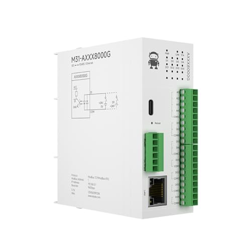 8DI Distributed Remote IO Module RS485 RJ45 Analog Switch Acquisition M31-AXXX8000G Host Module Modbus Free Spleißen von CDBAIRUI