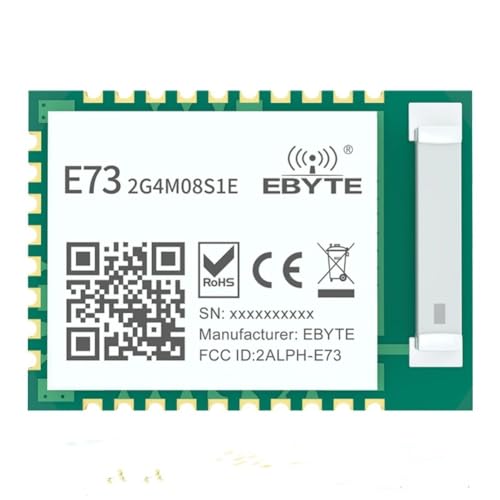 NRF52833 2,4 GHz RF Modul BLE5.1 Mesh Thread ZigBee 8dBm Wireless Transceiver Receiver für UAV Smart Home E73-2G4M08S1E Low Power von CDBAIRUI