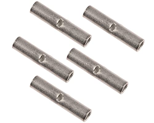 CDL Micro - 3,8 mm Stoßverbinder - Silber (5 Stück) von CDL Micro