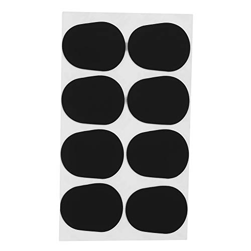 8 Stück Baritone Saxophon Mundstück Pads, Baritone Alt Saxophon Mundstück Kissen Patches Pads für Sopran Alt Tenorsaxophon Klarinette (0.03in) von CDQL