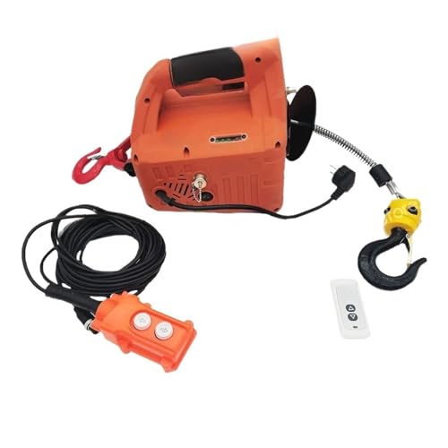 500 kg elektrische Hebemaschine, tragbare elektrische Handwinde, Traktionsblock, elektrisches Stahldrahtseil, Hebemaschine, Abschleppseil, 220 V/110 V(220V) von CDQMTGCM
