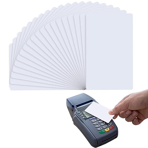 20 Stücke NFC Tags 215 Karten NFC Blanko 504 Bytes, PVC Karten NTAG 215 NFC Weiß Etiketten Kompatibel mit TagMo und Amiibo für Alle NFC-Fähigen Smartphones und Geräte von CECOMBINE