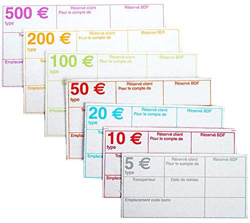 CECONCEPT COIFMIX Banknoten, 7 Packungen mit je 200 Stück von CECONCEPT