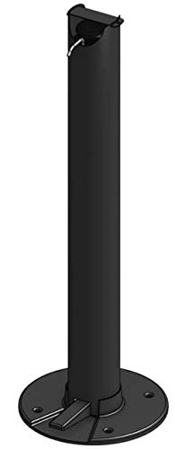 DISTRI-Concept Black Edition Borne Totem Hydroalkoholischer Gelspender ohne Pedalkontakt von CECONCEPT