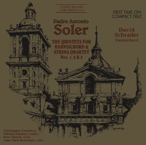 Quintette für Cembalo und Streichquartett von CEDILLE RECORDS
