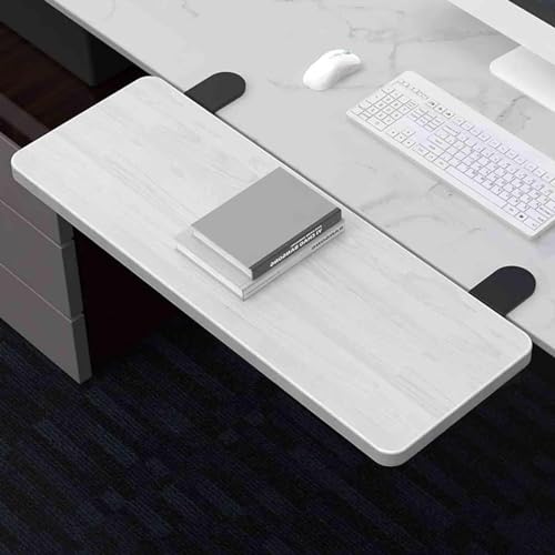 Schreibtisch-Verlängerung Ergonomics Desk Extender Tray, Foldable Desk Extension Shelf, Desk Extension Tabletop für Home Office (Color : A, Size : 55 * 24cm) von CEEBUS
