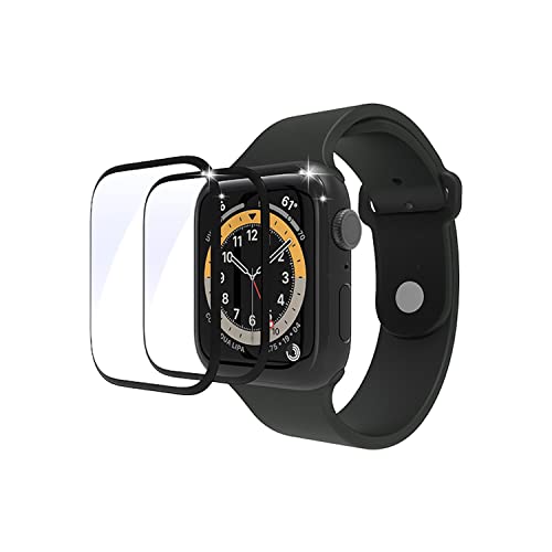 CELLBEE 2 Stück Panzergläs Folie Kompatibel mit Apple Watch Series 7 8 45mm, The Unbrekable Displayschutzfolie 3D Curved Vollabdeckend von CELLBEE