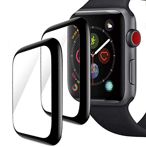 CELLBEE 2 Stück Panzerglasfolie Kompatibel mit Apple Watch Series 4/5/6/SE 40mm, The Unbrekable Displayschutzfolie 3D Curved Vollabdeckend von CELLBEE