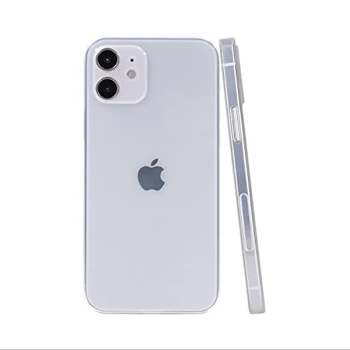 CELLBEE Kompatibel mit iPhone 12 Hülle Case - Premium Slim Schutzhülle für iPhone, Extrem Dünn, Anti Kratzer, Schutz ohne Kompromisse - Piano Clear von CELLBEE