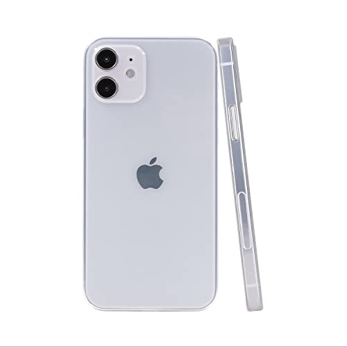 CELLBEE Kompatibel mit iPhone 12 Mini Hülle Case - Premium Slim Schutzhülle für iPhone, Extrem Dünn, Anti Kratzer, Schutz ohne Kompromisse, Clear - Durchsichtig von CELLBEE