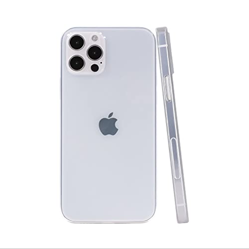 CELLBEE Kompatibel mit iPhone 12 Pro Hülle Case - Premium Slim Schutzhülle für iPhone, Extrem Dünn, Anti Kratzer, Schutz ohne Kompromisse, Clear - Durchsichtig von CELLBEE