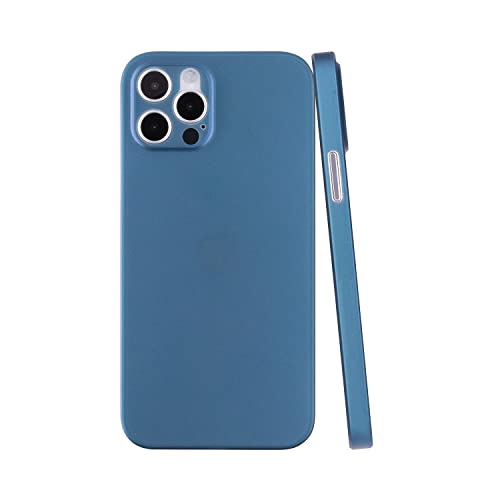 CELLBEE Kompatibel mit iPhone 12 Pro Hülle Case - Premium Slim Schutzhülle für iPhone, Extrem Dünn, Anti Kratzer, Schutz ohne Kompromisse, Pazific Blue - Blau von CELLBEE