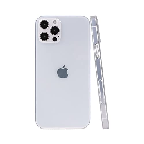 CELLBEE Kompatibel mit iPhone 12 Pro Max Hülle Case - Premium Slim Schutzhülle für iPhone, Extrem Dünn, Anti Kratzer, Schutz ohne Kompromisse, Clear - Durchsichtig von CELLBEE