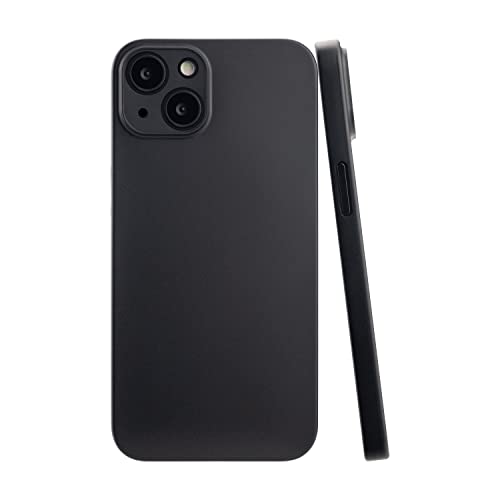 CELLBEE Kompatibel mit iPhone 13 Hülle Case - Premium Slim Schutzhülle für iPhone, Extrem Dünn, Anti Kratzer, Schutz ohne Kompromisse, Deep Black - Schwarz von CELLBEE