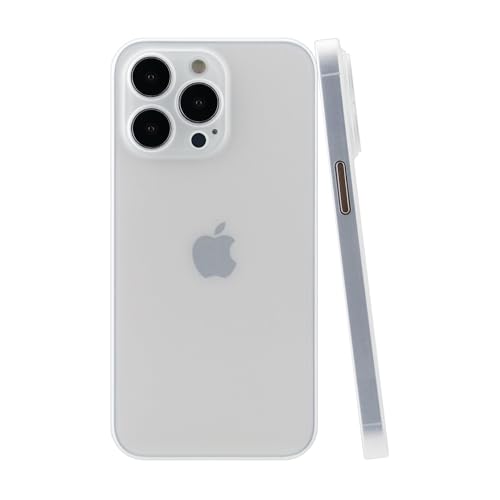 CELLBEE Kompatibel mit iPhone 13 Pro Hülle Case - Premium Slim Schutzhülle für iPhone, Extrem Dünn, Anti Kratzer, Schutz ohne Kompromisse, Milky Transparent - Durchsichtig von CELLBEE