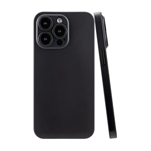 CELLBEE Kompatibel mit iPhone 13 Pro Max Hülle Case - Premium Slim Schutzhülle für iPhone, Extrem Dünn, Anti Kratzer, Schutz ohne Kompromisse, Deep Black - Schwarz von CELLBEE