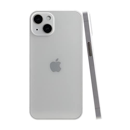 CELLBEE Kompatibel mit iPhone 14 Hülle Case - Premium Slim Schutzhülle für iPhone, Extrem Dünn, Anti Kratzer, Schutz ohne Kompromisse, Milky Transparent - Durchsichtig von CELLBEE