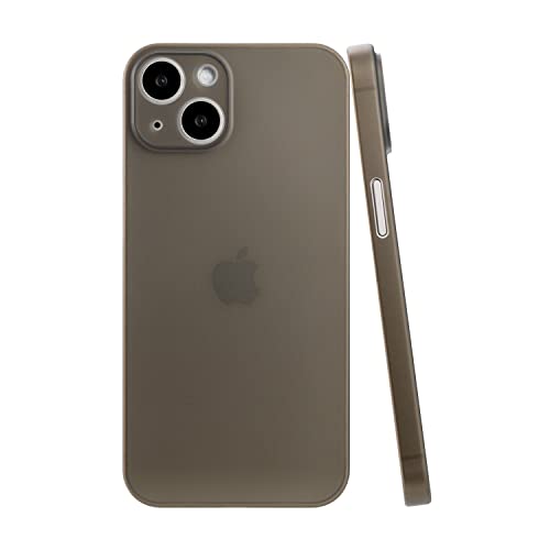 CELLBEE Kompatibel mit iPhone 14 Hülle Case - Premium Slim Schutzhülle iPhone, Extrem Dünn, Anti Kratzer, Schutz ohne Kompromisse, Simple Gray - Grau von CELLBEE