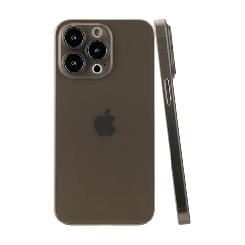 CELLBEE Kompatibel mit iPhone 14 Pro Hülle Case - Premium Slim Schutzhülle iPhone, Extrem Dünn, Anti Kratzer, Schutz ohne Kompromisse, Simple Gray - Grau von CELLBEE